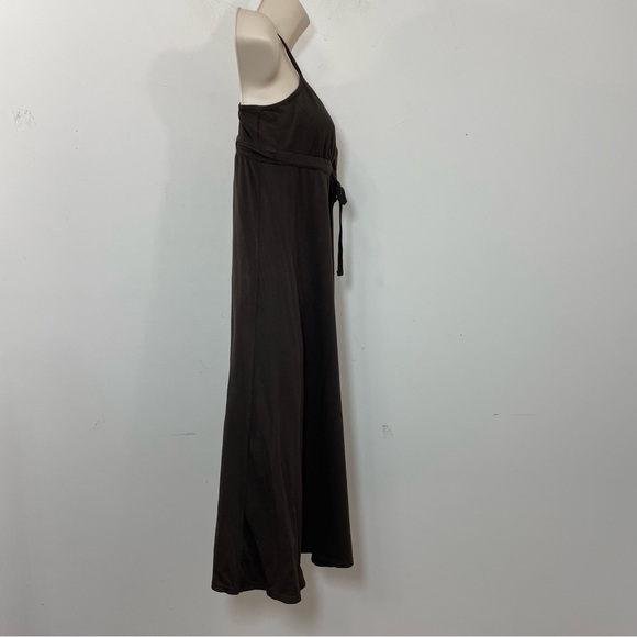 Standard James Perse cotton blend mini Dress empire waist brown size medium soft - Picture 5 of 8